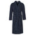 Women's Towelling Cotton Dressing Gown - Navy Blue
